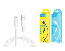 Кабель USB - Lightning HOCO X25, 2A (белый) 1м