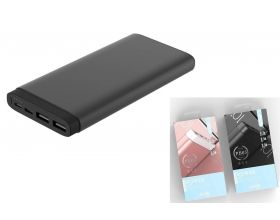 Универсальный дополнительный аккумулятор Power Bank EZRA PB03 (10000 mAh) (черный)