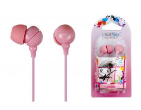 Наушники вакуумные проводные Smartbuy COLOR TREND SBE-3100 1.2м (розовый)