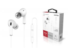 Наушники вакуумные проводные Smartbuy PRO SBH-399 (белый)