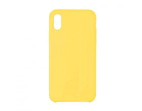 Чехол для iPhone ХR Silicone Case Soft Touch (ярко-желтый)