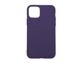 Чехол для iPhone 11 (6.1) Silicone Case Soft Touch (темно-фиолетовый)