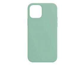 Чехол для iPhone 13 (6.1) Silicone Case Soft Touch (серо-зеленый)