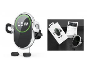 Держатель автомобильный для телефона EZRA HL36 + беспроводное ЗУ (15W)
