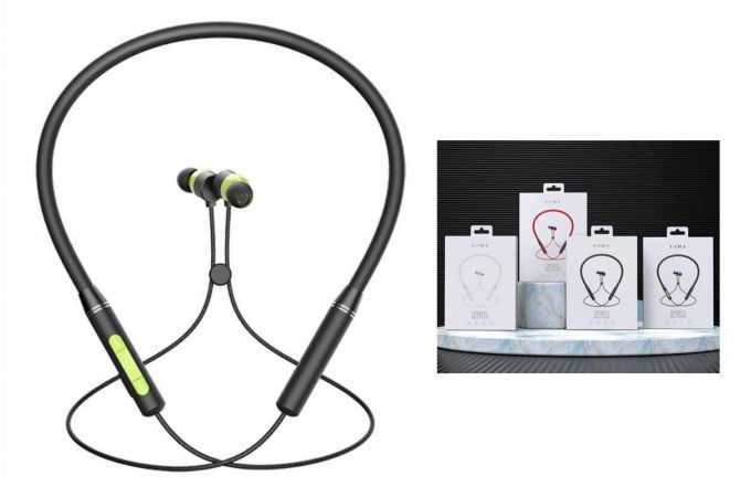 Наушники вакуумные беспроводные EZRA BW32 Bluetooth (зеленый)