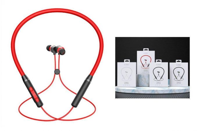 Наушники вакуумные беспроводные EZRA BW32 Bluetooth (красный)