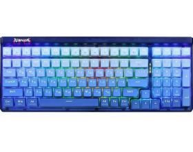 Клавиатура игровая беспроводная Redragon Garen Pro RU белый-синий градиент / BT / 2.4G