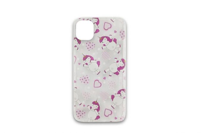 Чехол силиконовый iPhone 11 Pro Max (6.5) с рисунком "Единорог" 10 видов