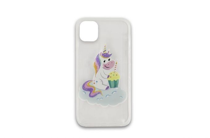 Чехол силиконовый iPhone 11 Pro Max (6.5) с рисунком "Единорог" 10 видов