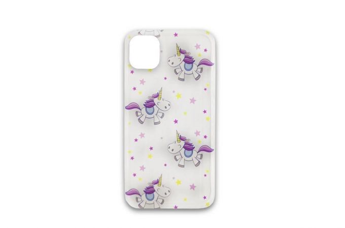 Чехол силиконовый iPhone 11 Pro Max (6.5) с рисунком "Единорог" 10 видов