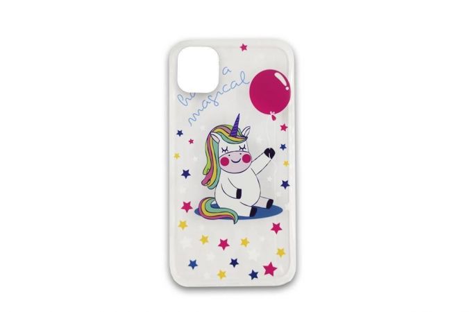 Чехол силиконовый iPhone 11 Pro Max (6.5) с рисунком "Единорог" 10 видов