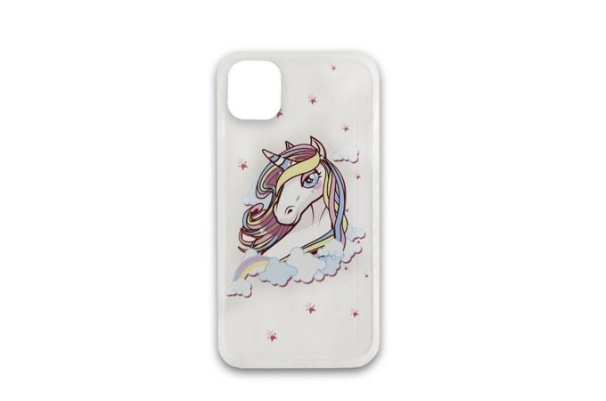 Чехол силиконовый iPhone 11 Pro Max (6.5) с рисунком "Единорог" 10 видов