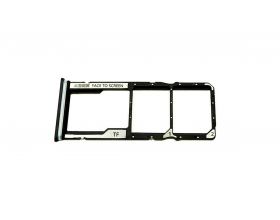 Держатель SIM для Xiaomi Redmi 9A/ 9C (черный)