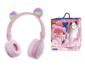 Наушники мониторные беспроводные KADUM RKD88 Bluetooth (розовый)