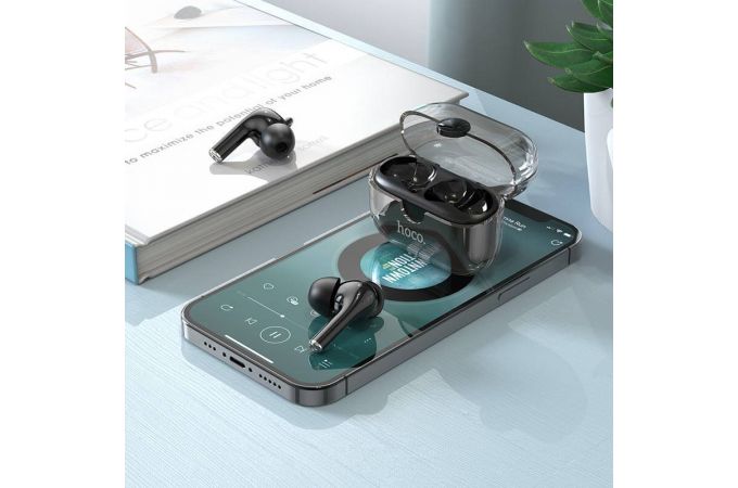 Наушники вакуумные беспроводные HOCO EW22 Cantante True wireless ENC noise cancelling BT (черный)
