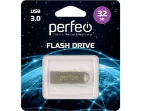 Флешка USB 3.0 Perfeo 32GB M08 Metal Series