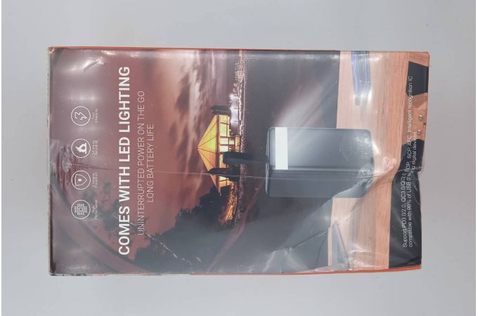 Универсальный дополнительный аккумулятор Power Bank HOCO J123D Element 22.5W+PD20W (90000 mAh) (черный) (УЦЕНКА! МЯТАЯ УПАКОВКА)