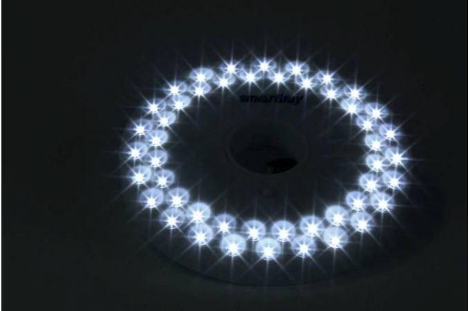 Светодиодный фонарь кемпинговый Smartbuy SBF-8254-W (3xR6) 48 св/д, карабин, магнит, НЛО BL1