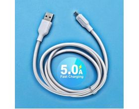 Кабель USB - MicroUSB Орбита OT-SMM52 5A (белый) 1м