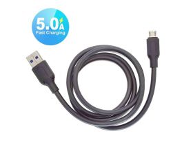 Кабель USB - MicroUSB Орбита OT-SMM52 5A (черный) 1м