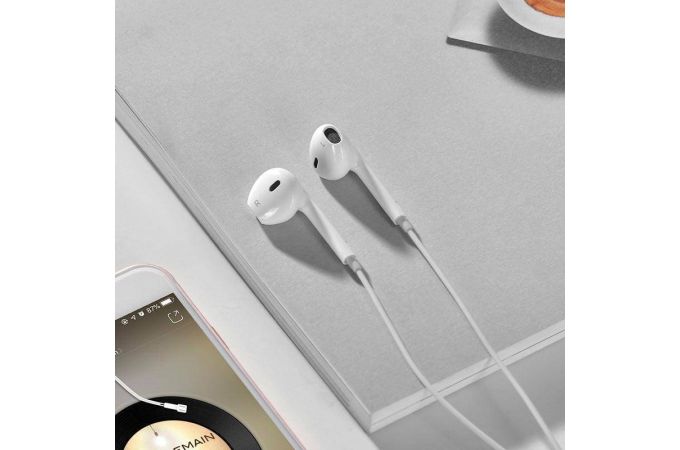 Наушники вакуумные проводные BOROFONE BM56 Original series (белый)