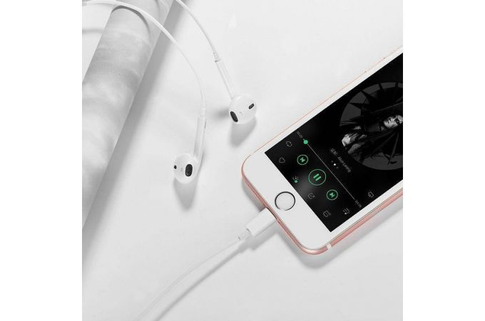 Наушники вакуумные проводные BOROFONE BM56 Original series (белый)