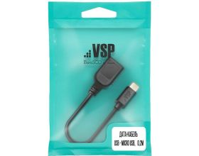 Переходник OTG MicroUSB - USB BoraSCO (38280) OTG micro USB, 0.15м, (черный)