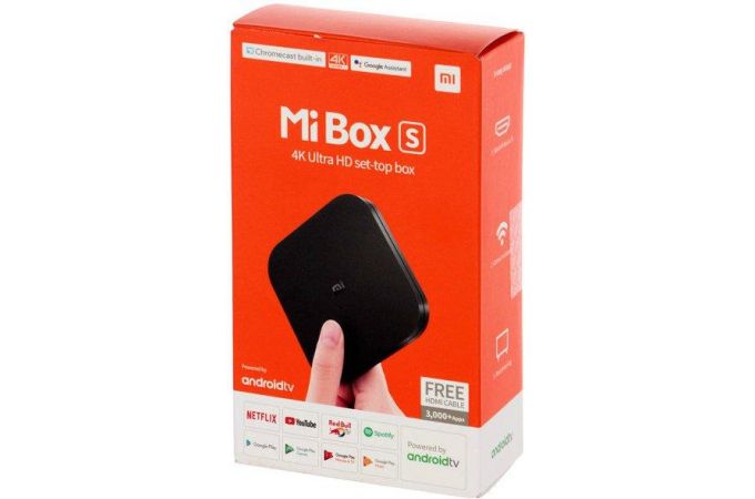 Медиаплеер Xiaomi Mi Box S EU ЭДО Android 8.1, Wi-Fi, Bluetooth, 2Gb / 8Gb, 4K