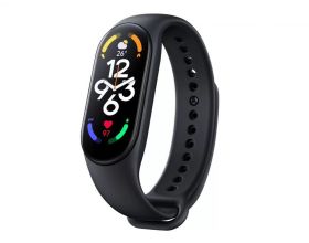 Фитнес браслет Xiaomi Mi Band 7 GL M2129B1 (черный)