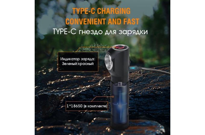 Фонарь налобный BORUIT HP100