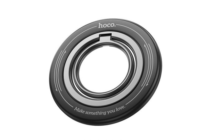 Держатель для телефона HOCO GH3 Enjoy 360-degree rotating magnetic mobile phone ring holder (кольцо) черный