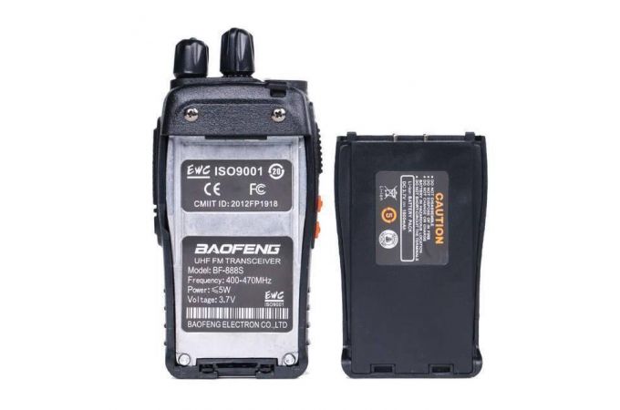 Рации комплект 2шт Baofeng BF-888S (UHF)