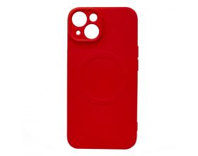 Чехол для iPhone 13 (6,1) MagSafe (красный)