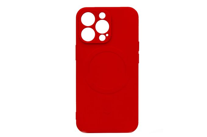 Чехол для iPhone 13 Pro MagSafe (красный)