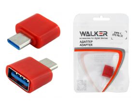 Переходник OTG Type-C - USB WALKER №01 пластиковый