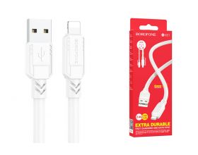 Кабель USB - Lightning BOROFONE BX81 2,4A (белый) 1м