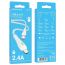 Кабель USB - Lightning BOROFONE BX100 2,4A (серый) 1м
