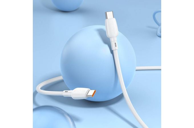 Кабель USB Type-C - USB Type-C BOROFONE BX93, PD100W (белый) 1м