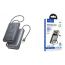 Универсальный дополнительный аккумулятор Power Bank HOCO Q43 Clver duar PD20W with cadle+watch charger+holder(10000mAh) Black (черный)