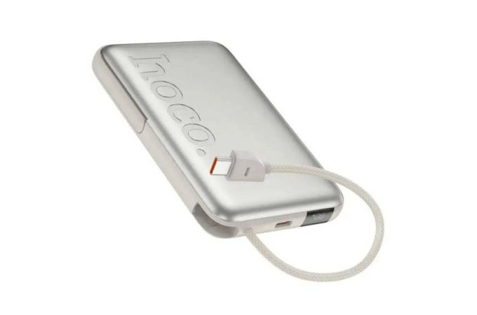 Универсальный дополнительный аккумулятор Power Bank HOCO Q43 Clver duar PD20W with cadle+watch charger+holder(10000mAh) Black (черный)