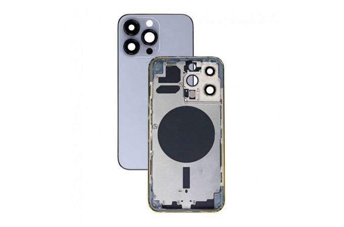 Корпус для iPhone 13 Pro  в сборе со шлейфами (Sierra Blue) с разбора