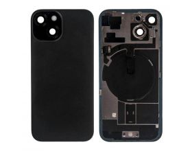 Задняя крышка iPhone 15 Black в сборе с беспроводной зарядкой с разбора идеал