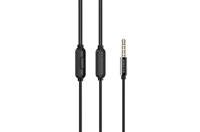 Наушники вакуумные проводные BOROFONE BM52 Revering universal earphones (красный)
