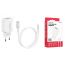 Сетевое зарядное устройство 2USB + кабель MicroUSB BOROFONE BA37A Speedy 2400mAh (белый)