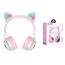 Наушники мониторные беспроводные HOCO W27 Cat ear wireless headphones Bluetooth (серый)