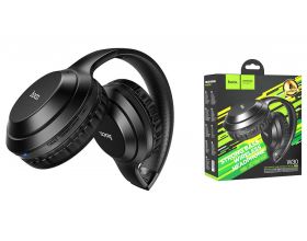 Наушники мониторные беспроводные HOCO W30 Fun move BT wireless headphones Bluetooth (черный)