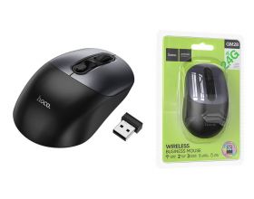Мышь беспроводная HOCO GM28 (USB, 2.4ГГц+ВТ, 10м) (черный)