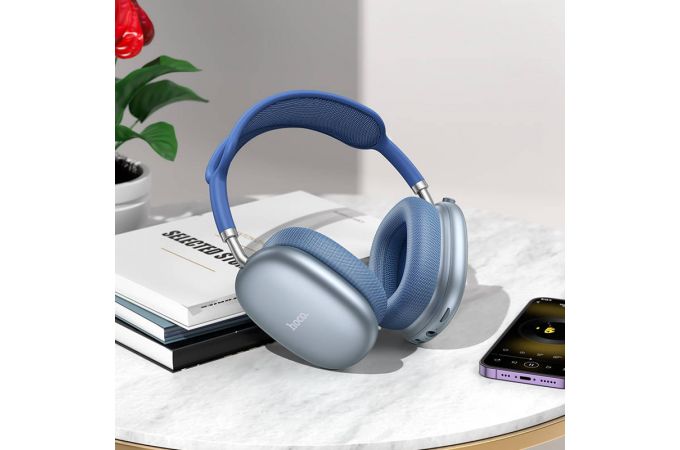 Наушники мониторные беспроводные HOCO W55 Pleasing BT headphones (зеленый)