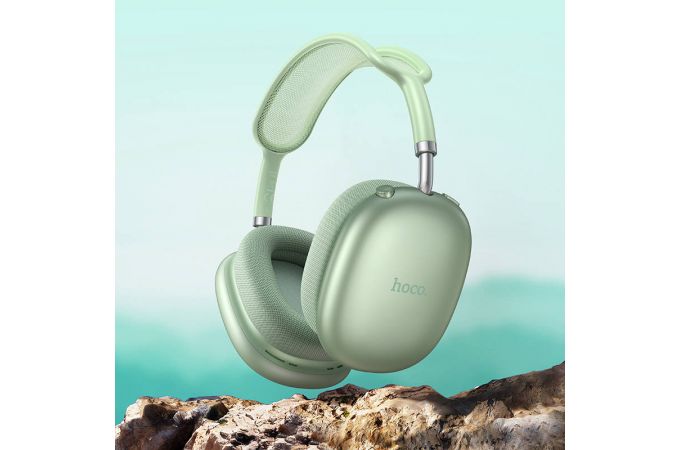 Наушники мониторные беспроводные HOCO W55 Pleasing BT headphones (зеленый)