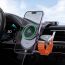 Держатель автомобильный для телефона HOCO HW28 Excelso 2-in-1 wireless fast charging car holder черный